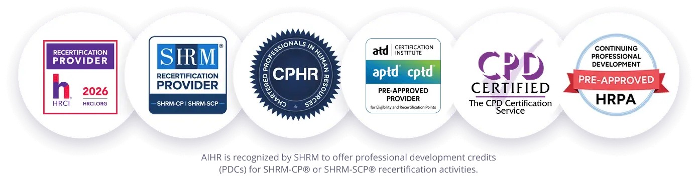 AIHR accreditation partners