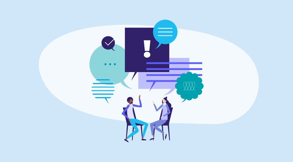 Conceptual illustration representing an annual review template.