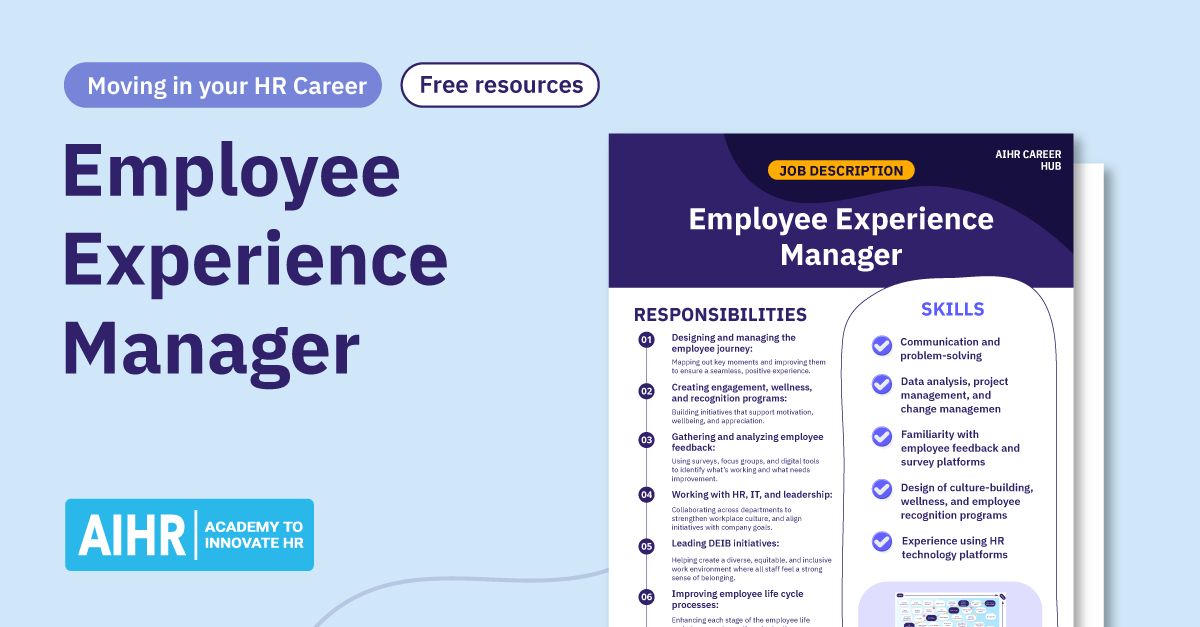 A conceptual idea of an employee experience manager.