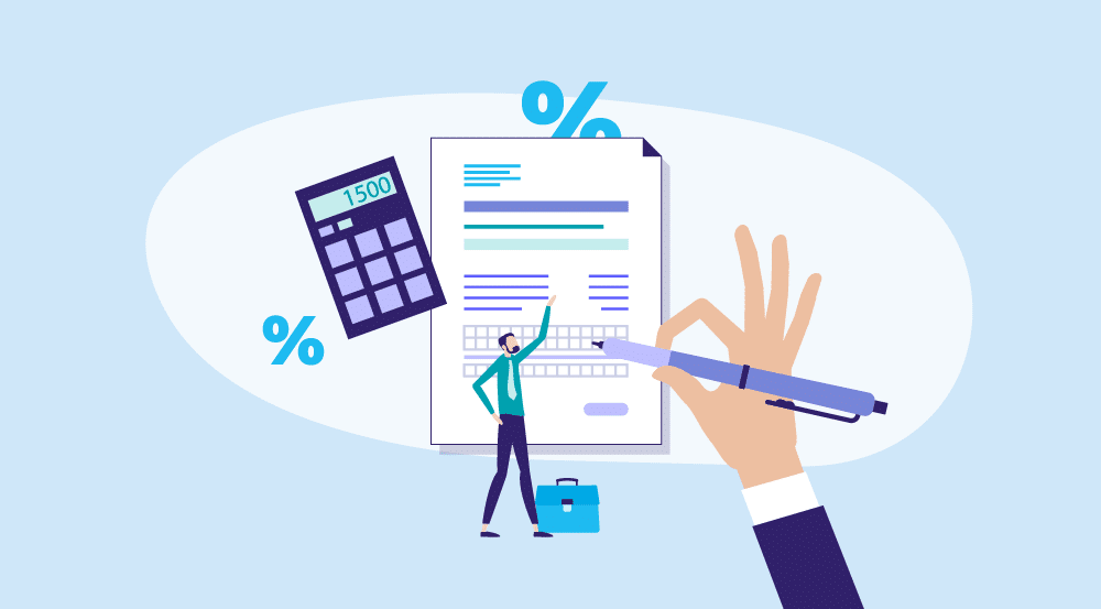 Conceptual illustration representing an FTE calculator.