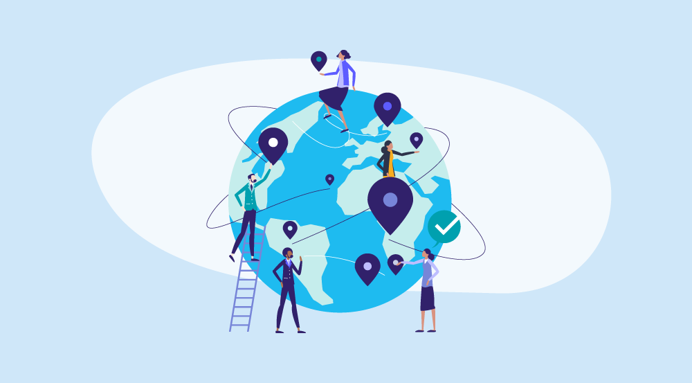 A conceptual idea of global talent acquisition.