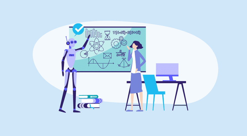 Conceptual illustration representing HR AI skills templates.