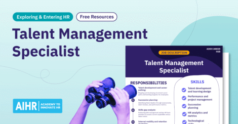 Talent Management Specialist job description preview.
