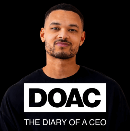 Diary Of A CEO Podcast cover.