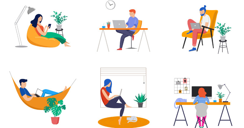 Activity-based working set-up