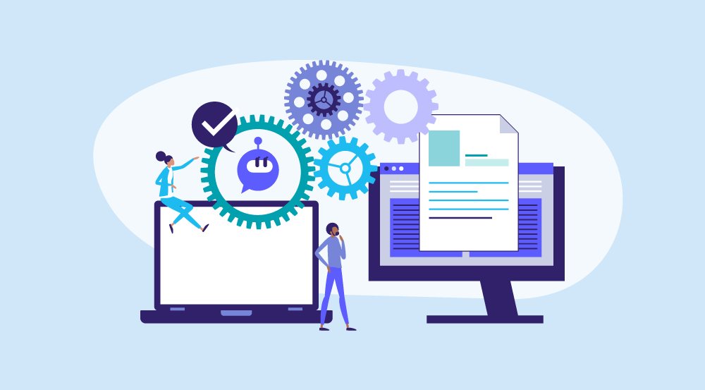 A conceptual idea of AI in performance management.