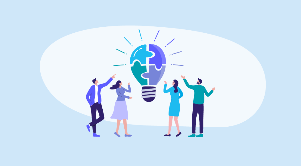 A conceptual idea of decision-making in HR.