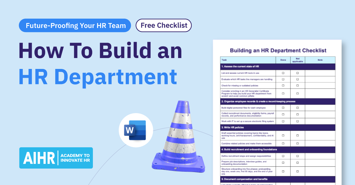 How to Build an HR Department Cover Image