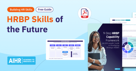 HRBP skills of the future with a free guide and framework to develop strategic HR business partners.