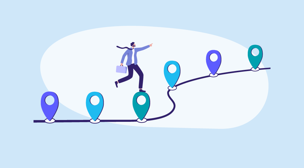 A conceptual idea of an HR roadmap.