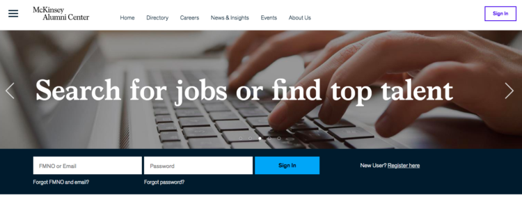 Talent pool example from McKinsey.