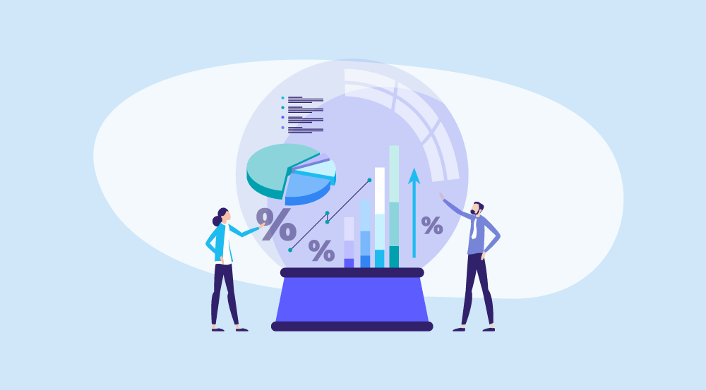 Conceptual representation of the future of AI in HR.