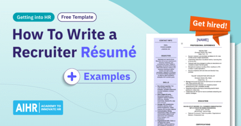 How To Write a Recruiter Résumé with free template and examples to help you get hired.
