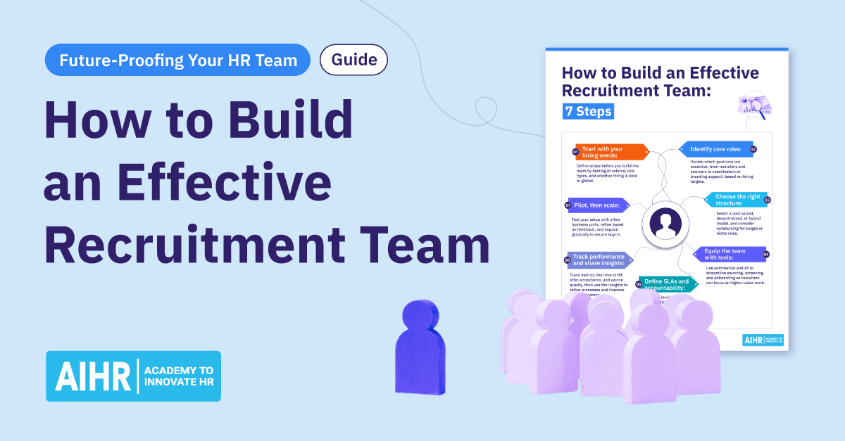 A conceptual idea of how to build a recruitmen team.